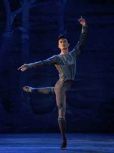 Houston Ballet Principal Chun Wai Chan as Siegfried in Stanton Welch’s Swan Lake.  Photo by Amitava Sarkar (2018)